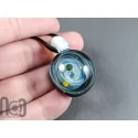 Heady Glass Galaxy Pendant with Opal Planet, v334